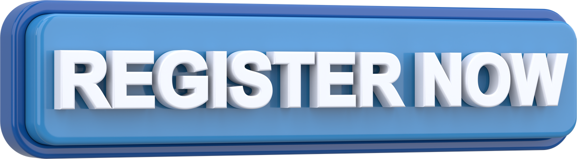 Register now button. 3D illustration.