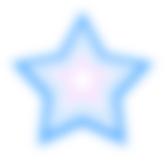 Blue Gradient Blurred Star