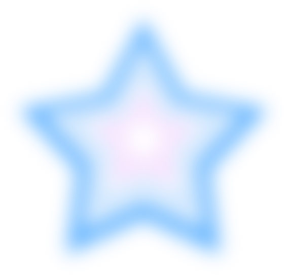 Blue Gradient Blurred Star